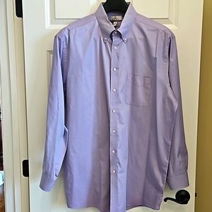 ENRO Lavender Dress Shirt Long Sleeve size 19 Tall